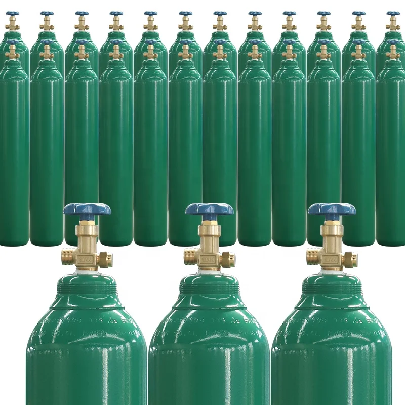 High Pressure Industrial Medical Oxygen Gas Cylinder Helium Gas Cylinders