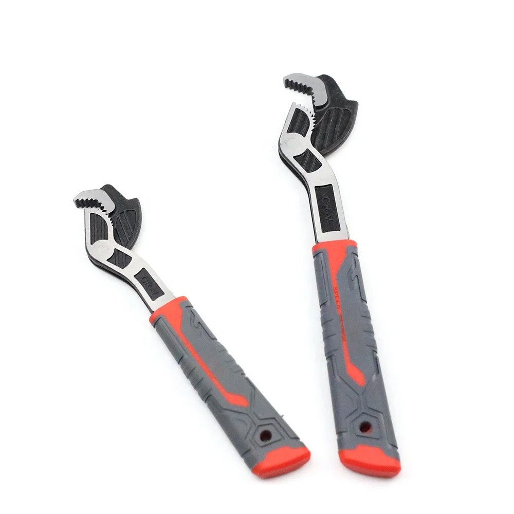Torque big opening quick adjustable water pipe wrench spanner