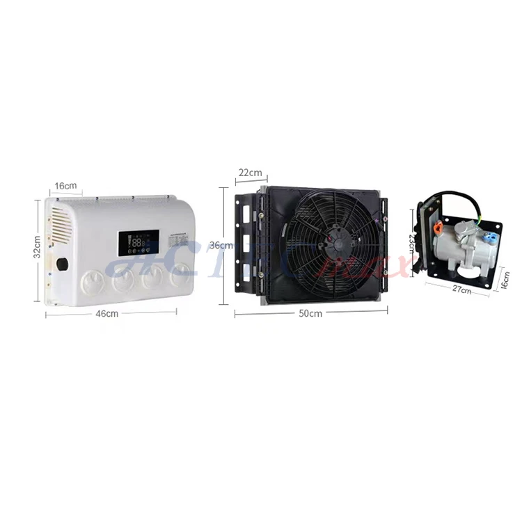 
Auto air condition 12V 24V Electric truck air conditioner for car 