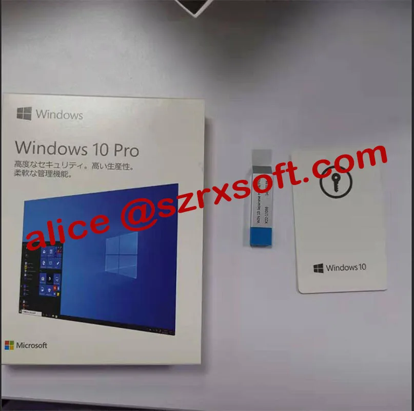 
Newest released 32 64bit Windows 10 Professional FPP key Windows 10 Pro license Japanese Version win 10 software 