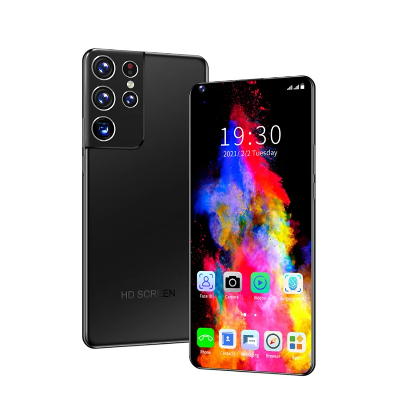 Factory supply New basic 7.3inch  gaming smart mobile phone android  cell phones 4g cheap cellphone smartphone