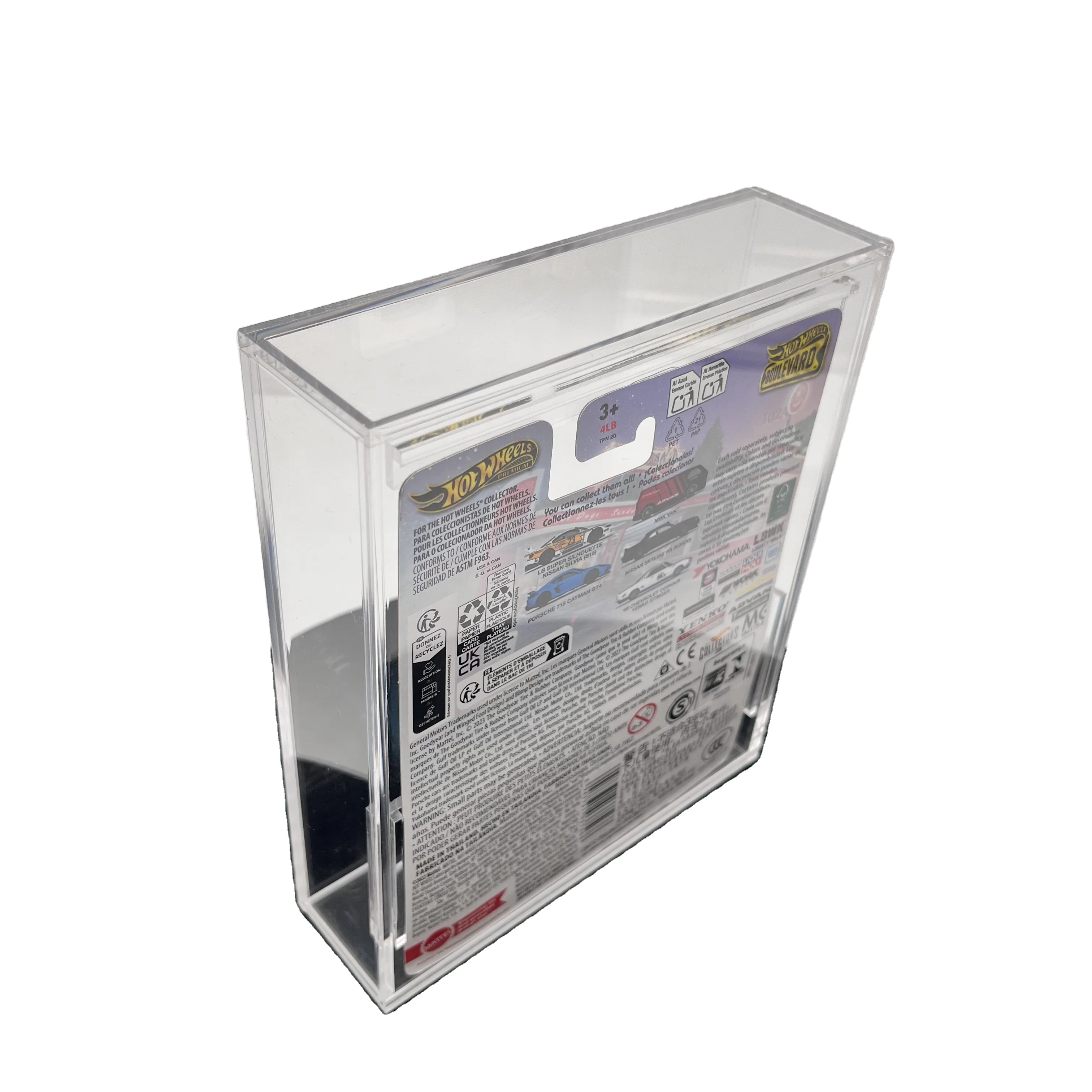 JIHONG Wholesale Acrylic Custom Hot Wheels Protector for Display
