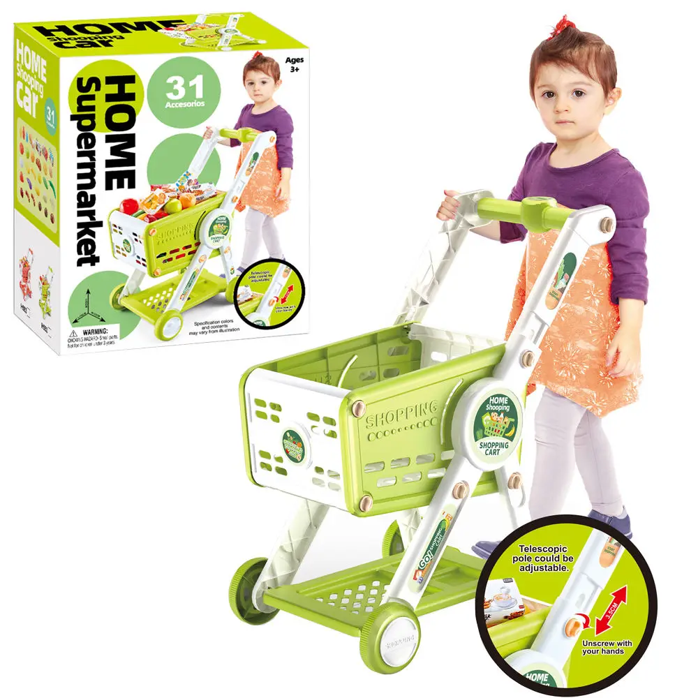 Trending Products New Arrivals Shop Toys Kids Shopping Cart For Children Pretend Play Preschool