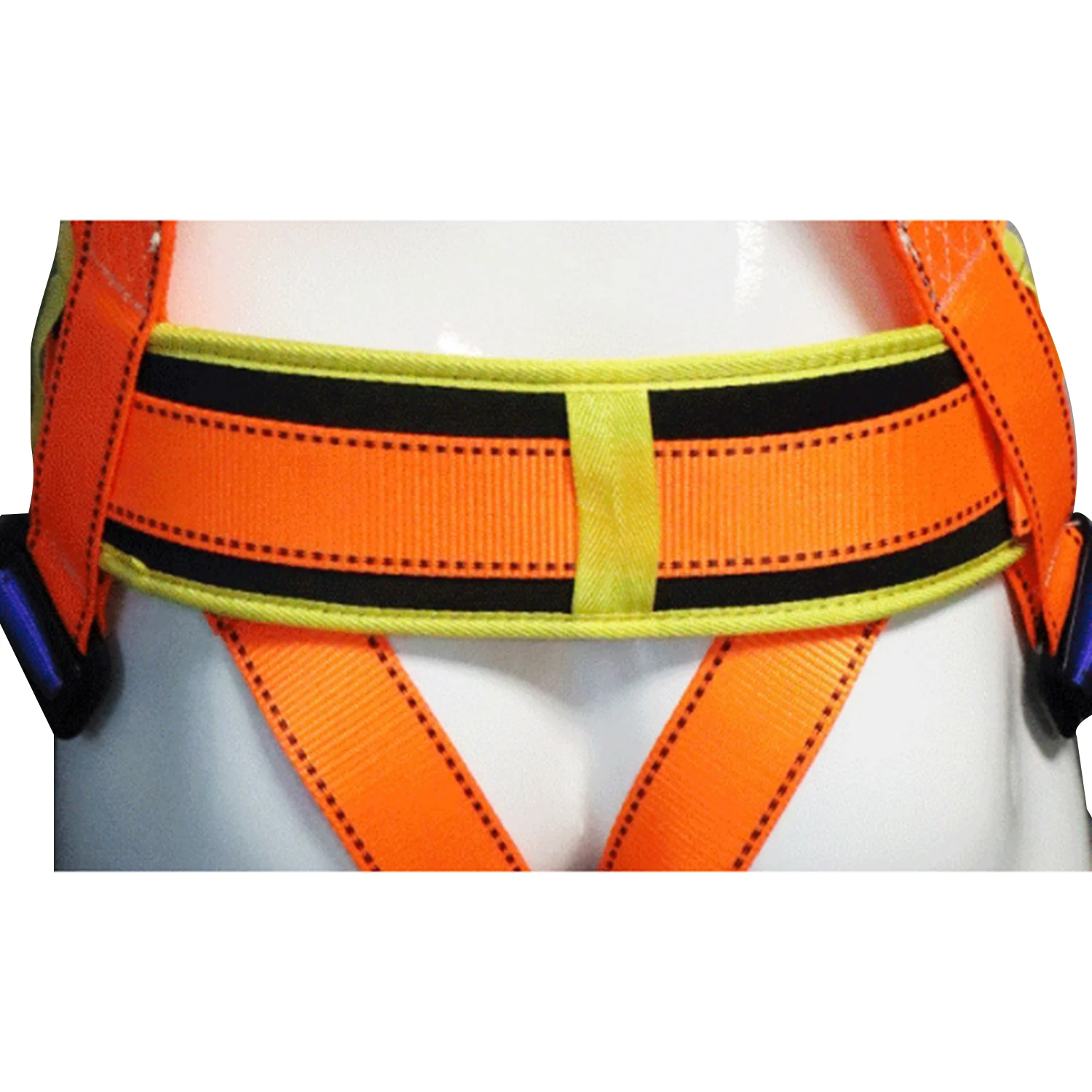 Professional Portable Climbing Safety Harness Fall Protection Retractable Green Safety Belt For Sale