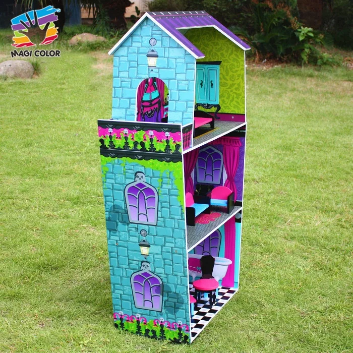 Ready To Ship dollhouse kits wooden furniture toy for role playing W06A140
