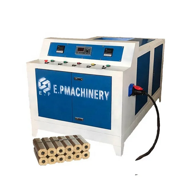 E.P Rice Husk Sawdust Log Wheat Straw Production Line Charcoal Biomass Briquettes Extruders