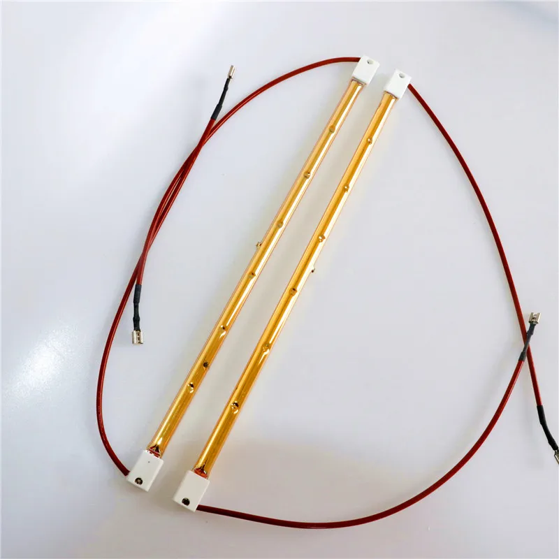Popular product full gold 355mm 1000w Short Wave Halogen Infrared heat lamp  for chicks