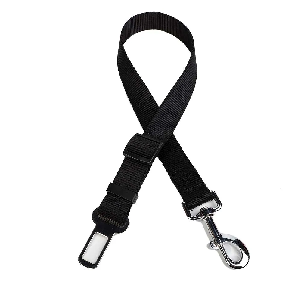 Nylon Adjustable Heavy Duty Safety Pet Dogs Leads Vehicle Car Seat Belts for Dogs Accept Customized Logo Custom Size All Seasons