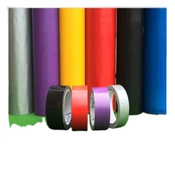 Customized White Silver Black various Color Wholesale low Price Waterproof Jumbo Roll Heavy Duty Cloth Duct Adhesive Tape