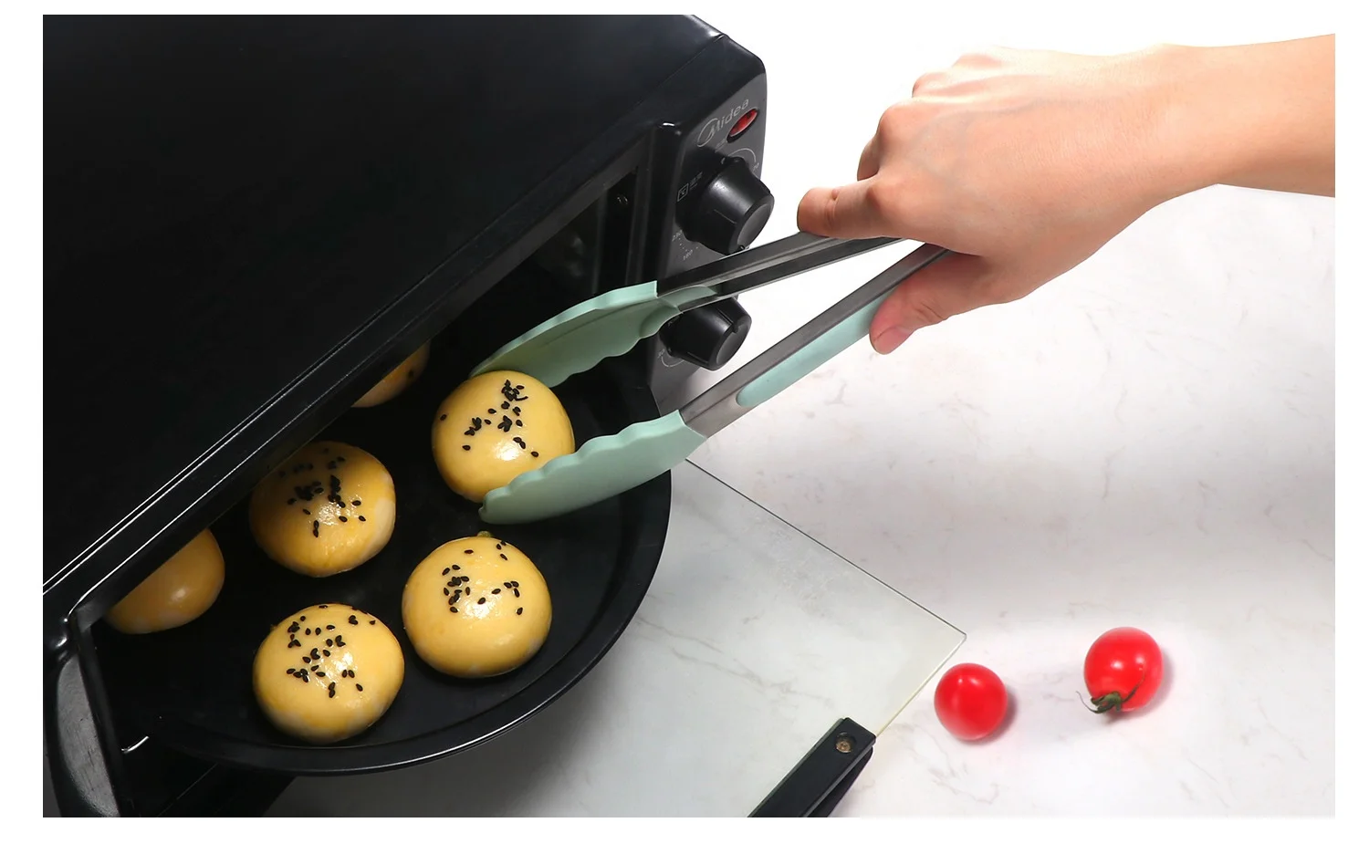 Food Grade Silicone Heat resistant Non-Stick Kitchen Accessories Silicone Spatula Set