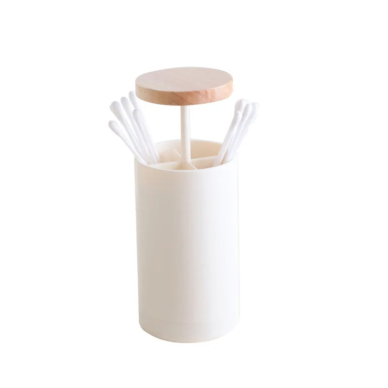 Toothpick Holder Tablet Press Pop-up Toothpick Receptacle Cotton Swab Container Hotel Home Table Decoration