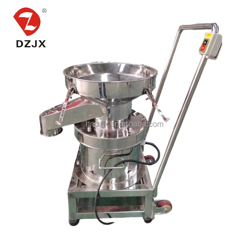 DZJX  Condensed Milk Vibrating Sieve Electric 450 Vibrator Filter Shaker  Mini 450 Filter Sieve  Liquid Medicine Filter Screen