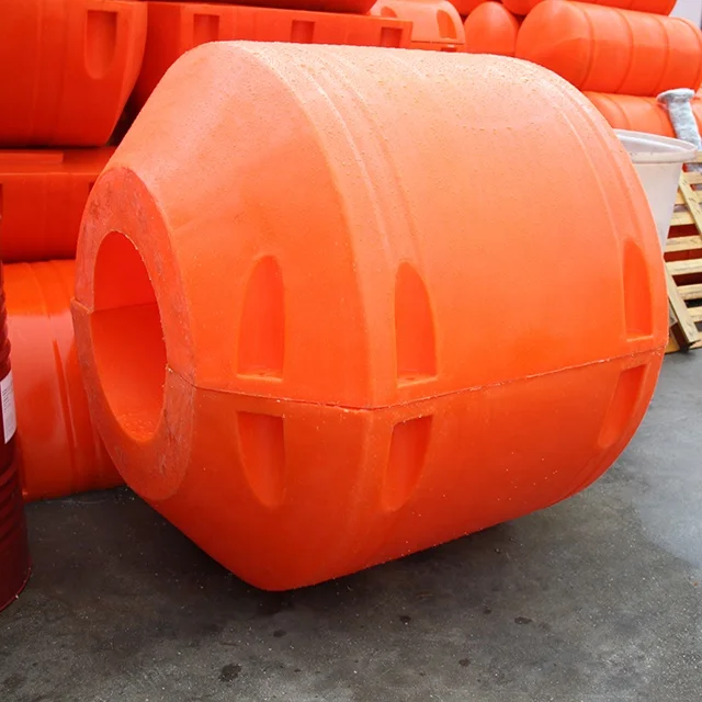 Plastic Pipe Floats Marine Dredge Floater Foam Filled Floating Pipe Buoy