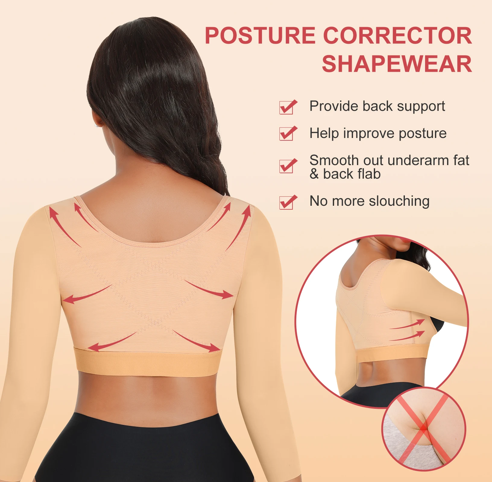 Custom Service Stage 3 Shaper High Compression Seamless Body Shaper Shapewear Push Up Bra Women Body Shaper Shapewear Bra