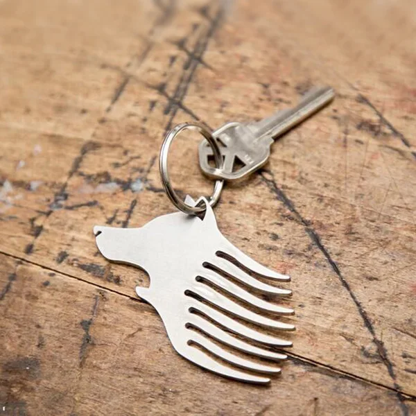 Stainless Steel Bottle Opener Keychains - Beer Opener with Belt Buckle Clip Multifunction Kitchen Tool