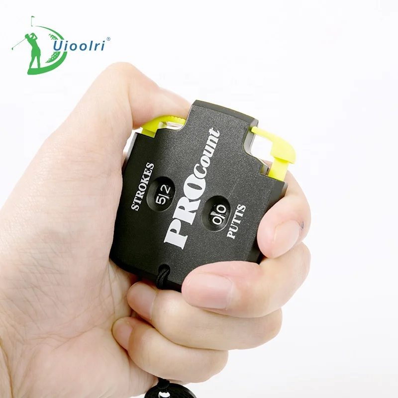 Factory Price Mini Golf Score Shot Stroke Counter Clicker Keychain for Golf Game Score keeper Outdoor Sport Score board