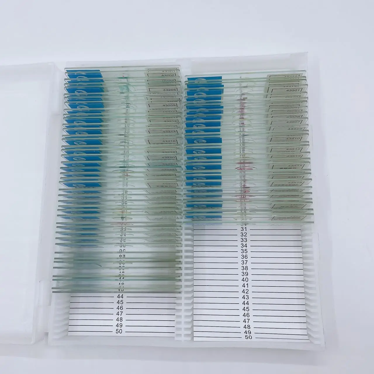 70 Slices Of Biological Tissue Slides Wooden Case Packing For Basic Biological Science Education Microscope Biological