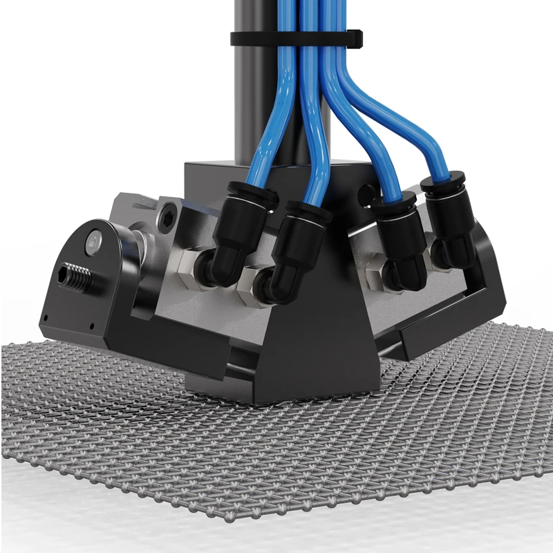 Pneumatic Needle Clamp Needle Cylinder Sponge Non-woven Fabric Grasp Air Claw Out Mechanism Robot Gripper