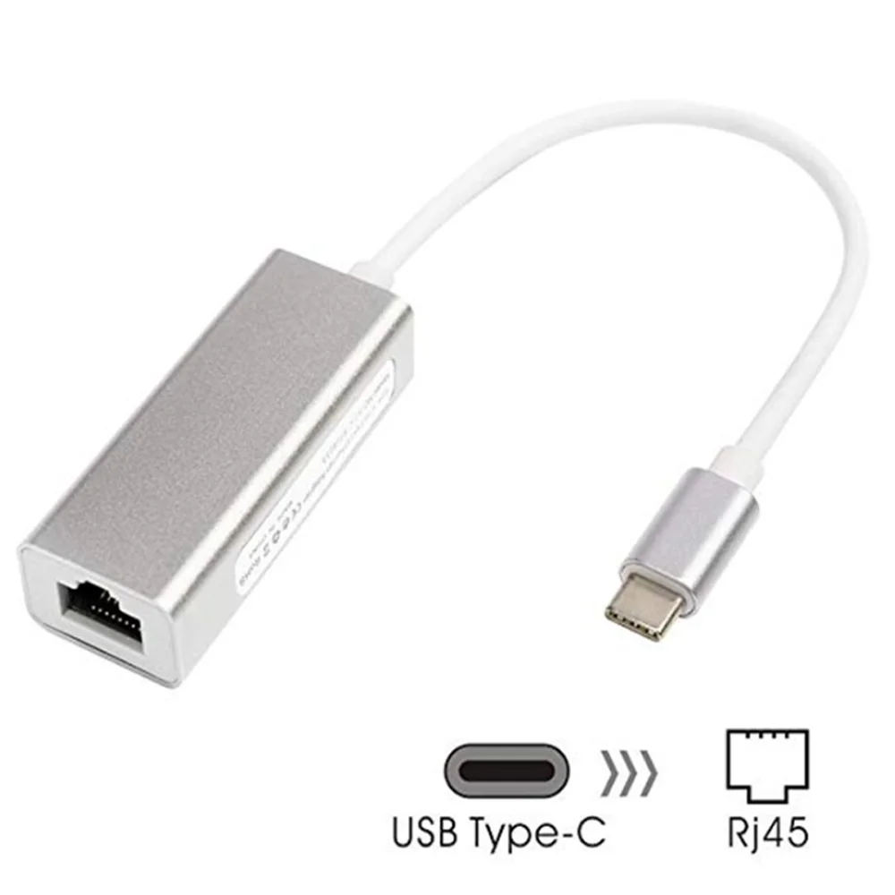  Адаптер USB C-Ethernet Тип C/Thunderbolt 3 к RJ45 gigabit сетевой адаптер