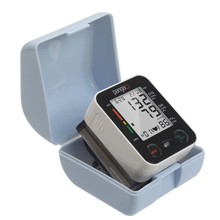 Automatic Electronic Tensiometer Sphygmomanometer Smart Bp Machine Lcd Display Digital Wrist Blood Pressure Monitor
