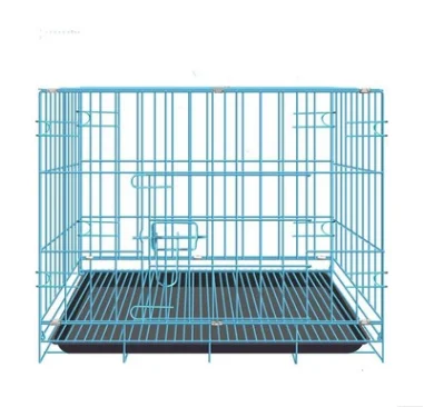 Folding Portable Pet Cages Stainless Steal Wire Dog Crate Cat House Carriers Large Kennel Out Door metal Pet Cages Carriers