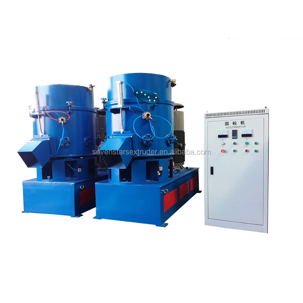 plastic PP meltblown agglomerator machine / melt blown granulator recycling line in Stock