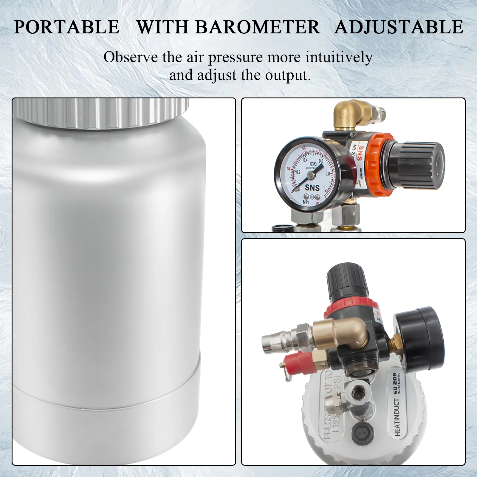 SD206 Autos Smoke Detector Vehicle Engine Cooling System Pipeline Leakage Detection EVAP Air Intake tester machine