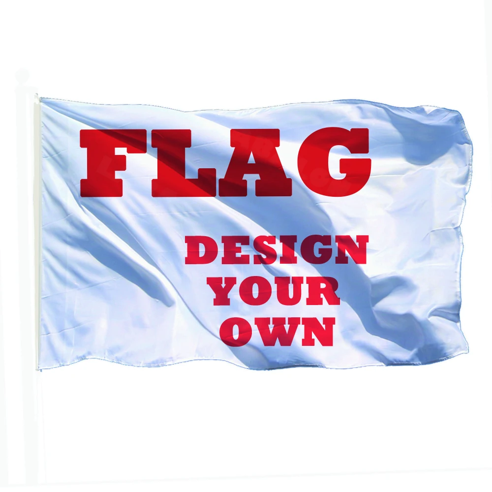 Professional Digital Printing Customized Flags Outdoor Advertising Sublimation Custom Logo Promotional Flags