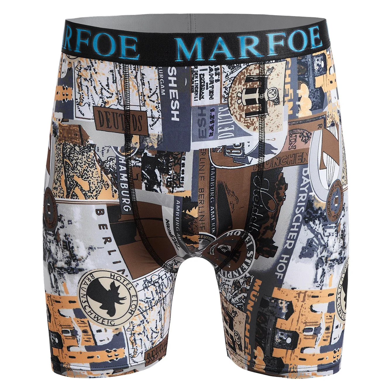 New arrival Custom Logo High quality sublimation swimwear men compression shorts beach shorts