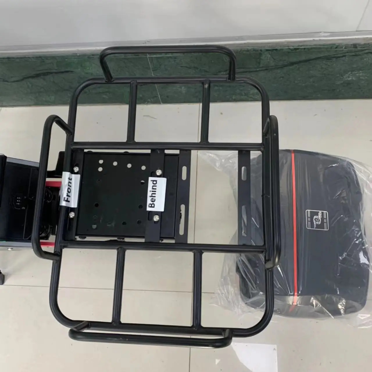 Geofought Molo5 electric scooter parts and accessories large capacity iron basket for deliveryman