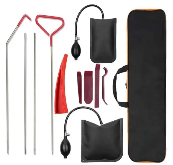 Car depression with multi-function repair interior removal screwdriver wedge installation positioning airbag tool repair