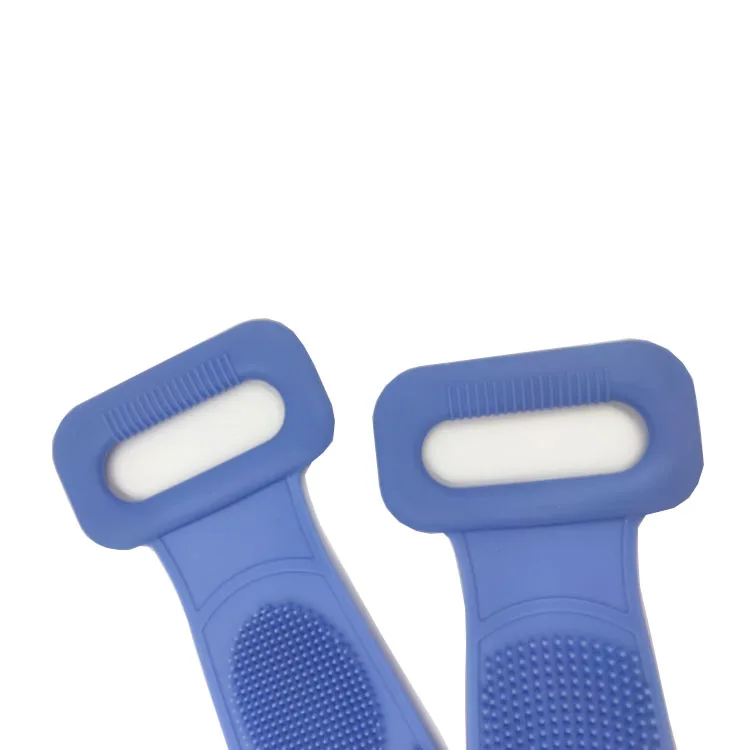 65/72/80 cm silica gel back rub lengthened silicone bath towel men and women back rub mud rub ash