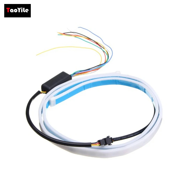 Автомобиль течет led гибкая грузовик хвост коробка Light tube RGB задний тормоз указатель поворота