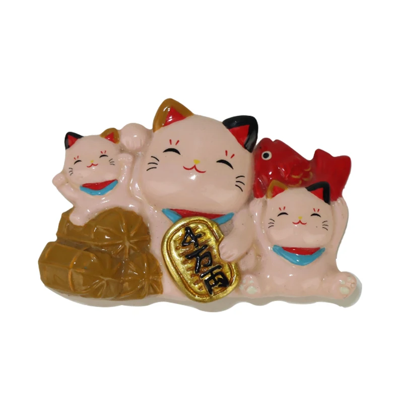 Custom Japanese style resin refrigerator sticker travel souvenir gift resin Fridge Magnet home decor Promotional souvenir