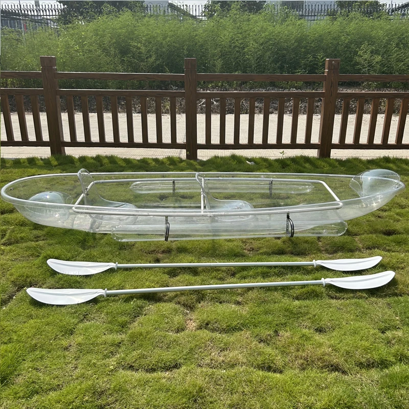 Factory Wholesale Invisible Invisible Canoe PC Transparent Boat kayak Water multiplayer transparent boat