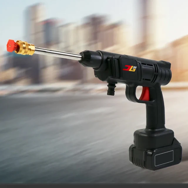 2023 New Product Car Washing Gun Portable Car Wash Water Spray Gun Lithium Battery Car Wash Foam Gun