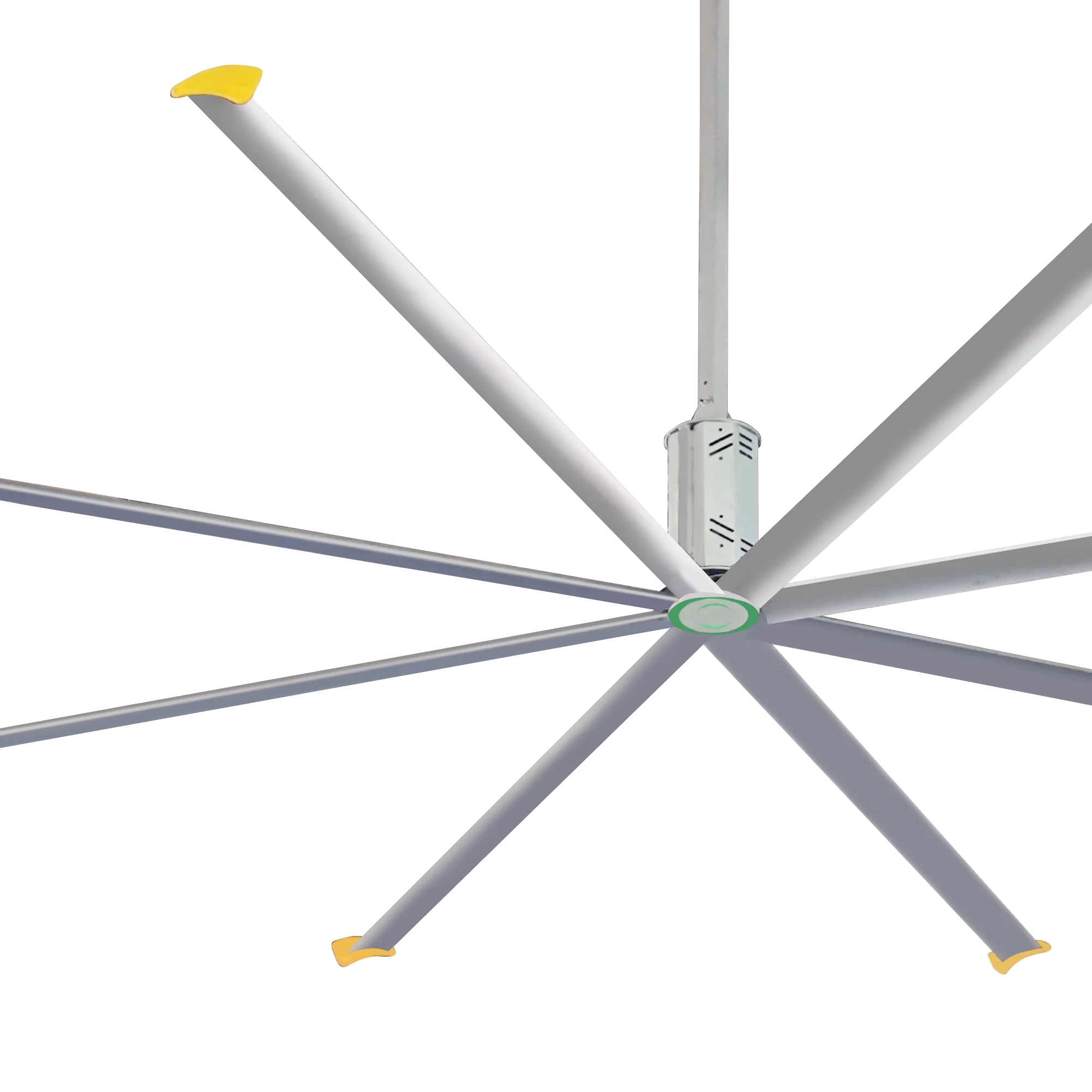 WEIYU 24FT 380V AC приводной вентилятор, промышленная вентиляция и вентилятор охлаждения, потолочный вентилятор