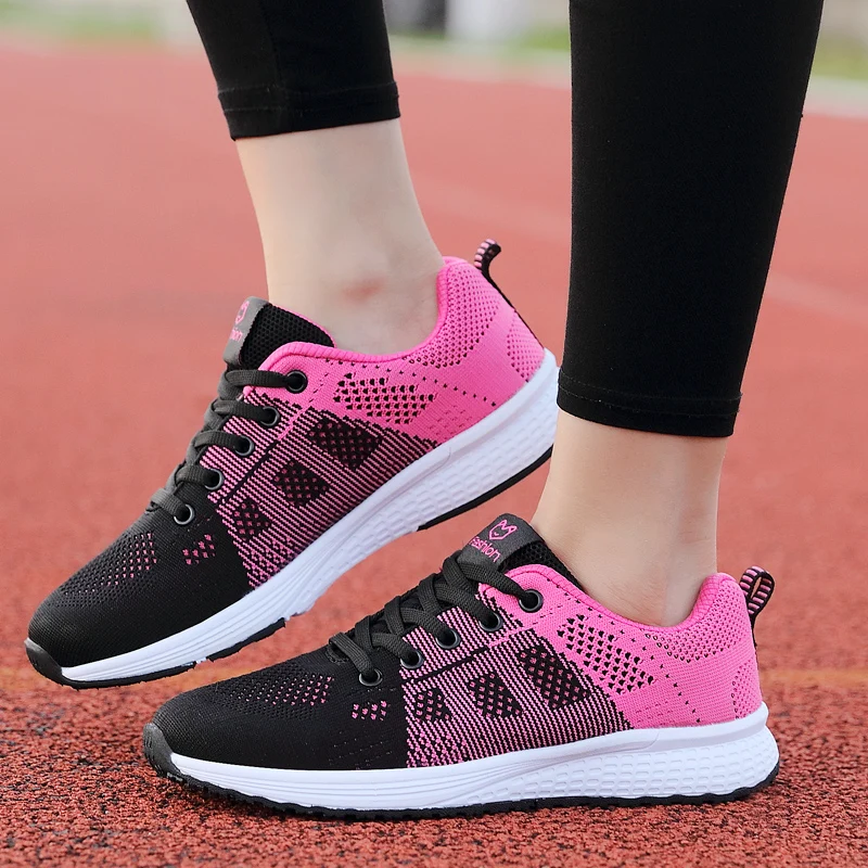 new ladies female no brand sneaker boutique shoes women sport sneakers wholesale footwear breathable soft soles