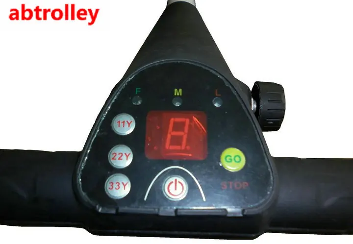 
Follow me trolley electric auto electric push golf buggy on golf ground 3 wheel golf trolley 