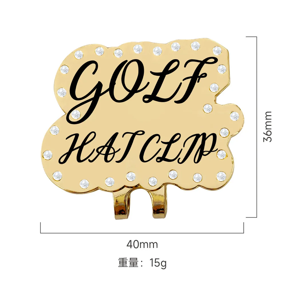 High Quality Zinc Alloy Golf Hat Clip for Golf Gift Souvenir