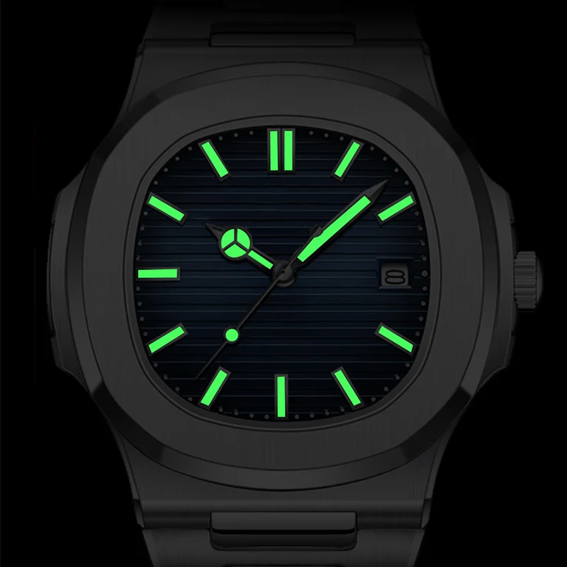Hot Sale Luxury Watch for Men Business Waterproof Male Luminous Date Stainless Steel Quartz Watches Montres Pour Hommes