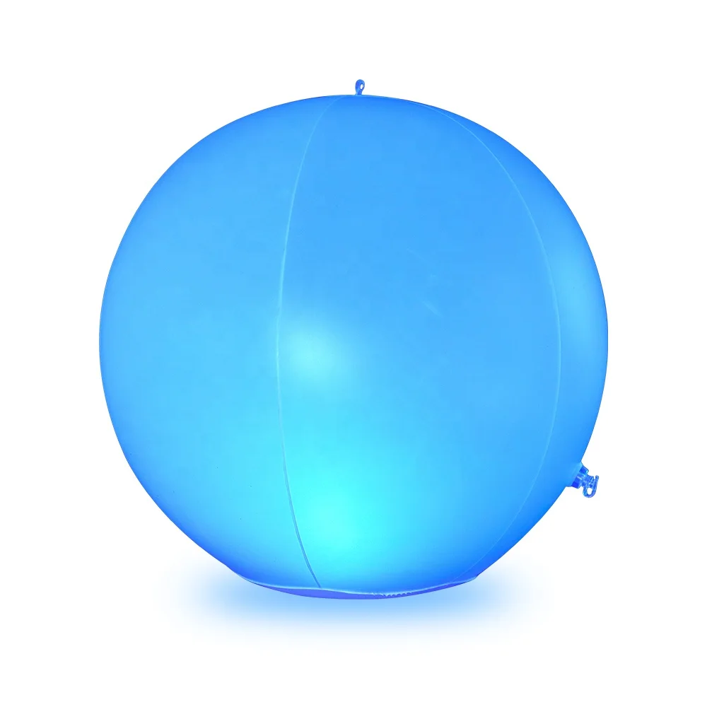 GFLAI LED Floating Balls Remote Control Inflatable Beach Ball For Swimming Pool