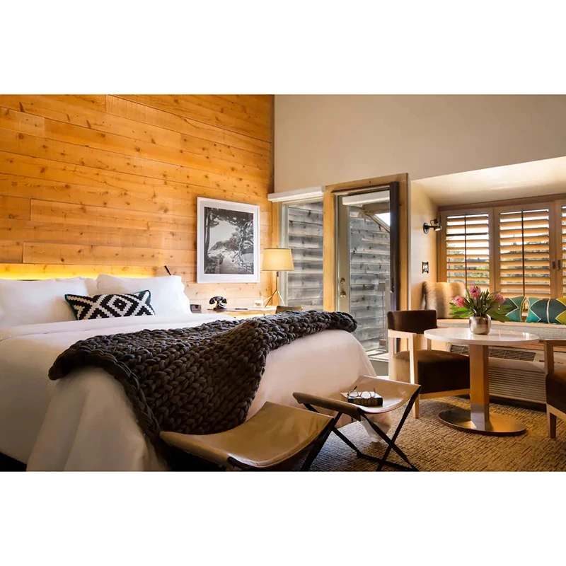 Taisen Custom Made FIve Star Luxury Hotel Room Furnishing Complete Bedroom Set Modern Hotel Furniture Package