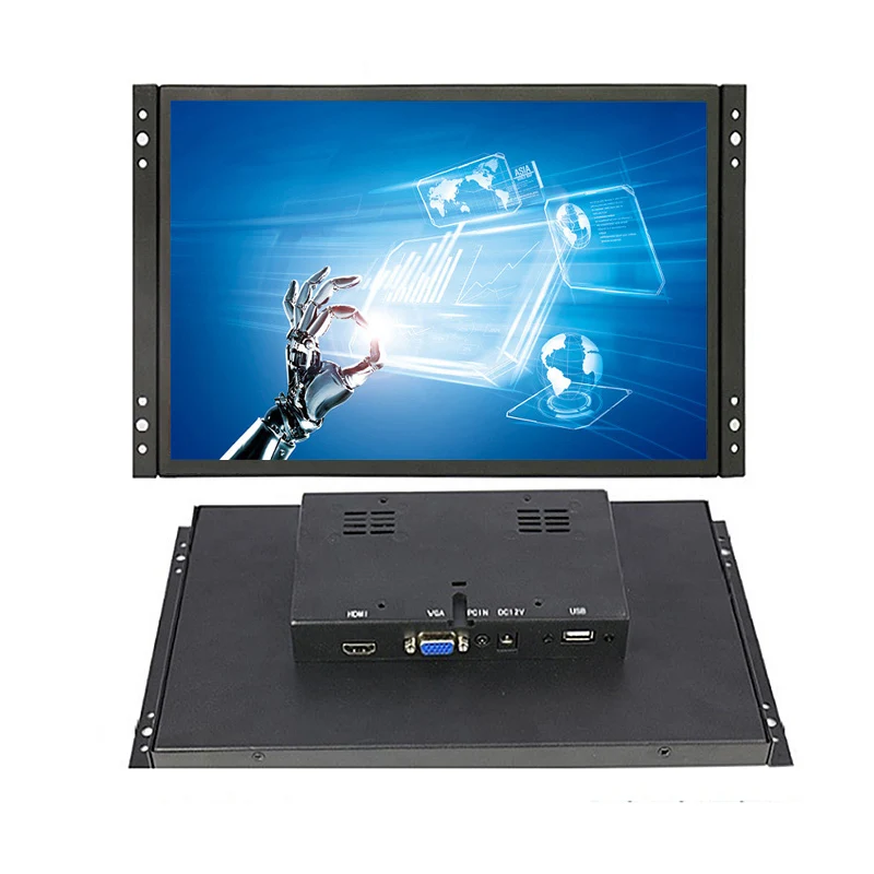 
ZHIXIANDA 11.6inch 1920*1080 IPS open frame industrial Capacitive touch monitor HD-MI VGA USB input 