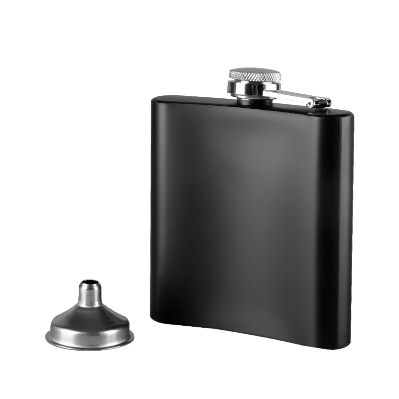 Custom Hip Flask Stainless Steel Hip Flask for Liquor Perfect for Men or Women to Drink Whiskey Alcohol Funnel and Flask set