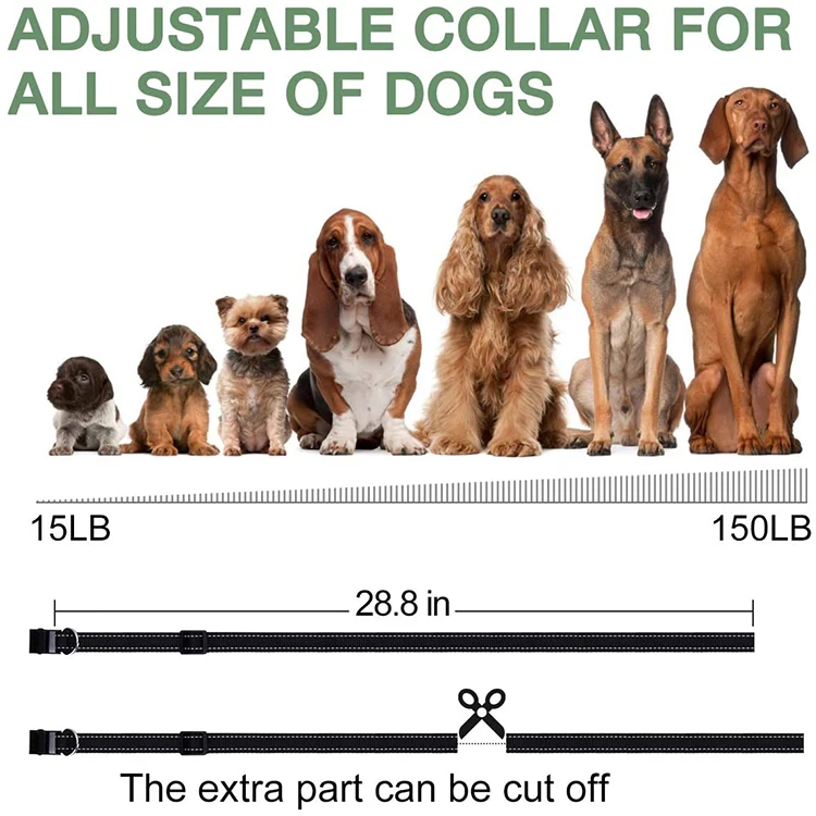 
Pet Accessories Agility Amazon Factory Anti Barking Device Stop Bark Electric Shock Remote Police Dog Remote Training Collar 