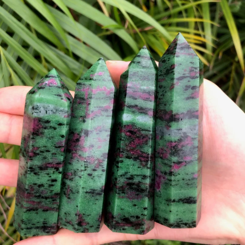 Natural Crystal Point Crystal Tower Healing Crystal Ruby Point For Home Decoration