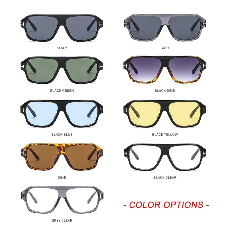 Factory Small MOQ high quality oem famous brand designer style luxury oversized tf sunglasses for men