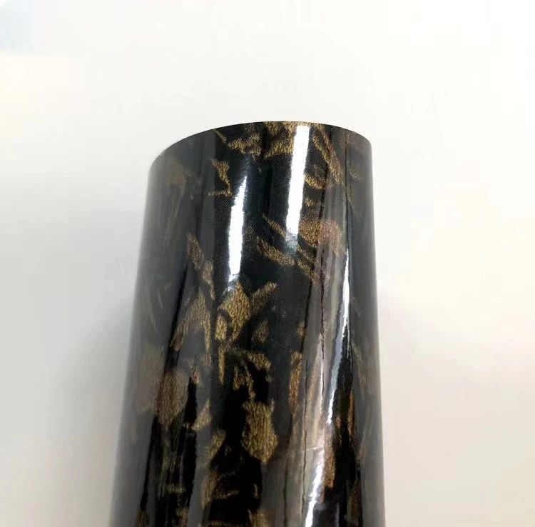 LENPRO Roll Film Car Wrapping Vinyl Paper PVC Forged Carbon Fiber Vinyl Wrap