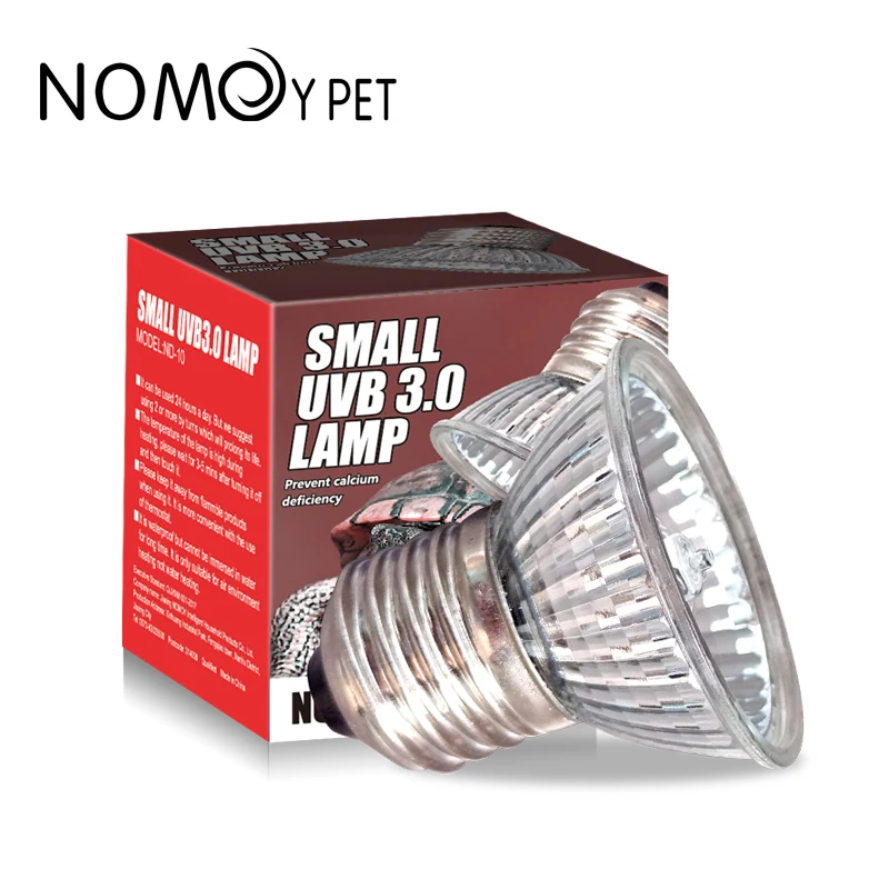 Nomoy factory wholesale mini led pet lamp reptile uva uvb3.0 lamp ND-10 for Lizard Reptiles & Amphibians